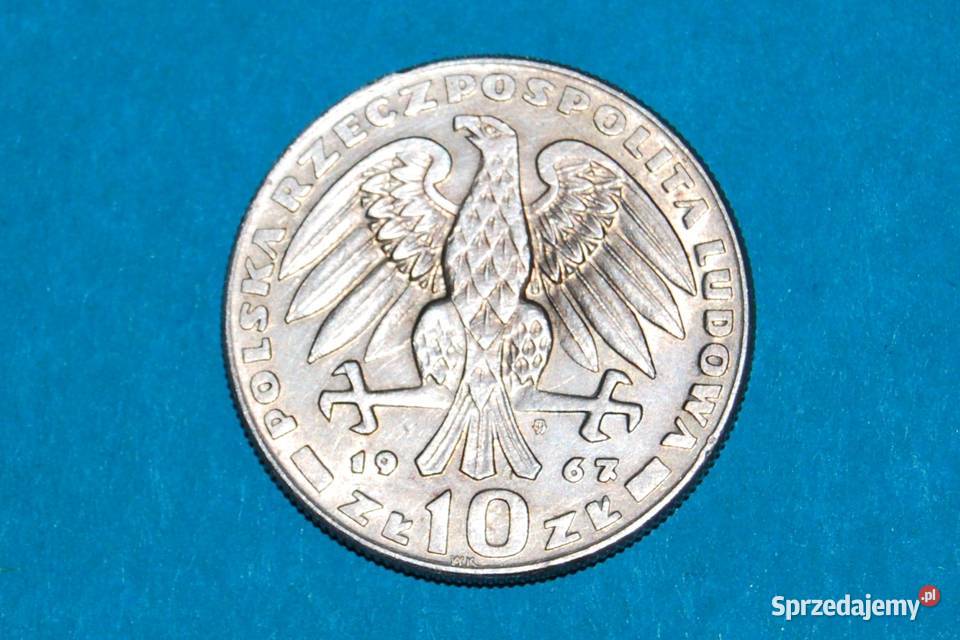 10 1967r MW WK Moneta PRL Starocia Warszawa