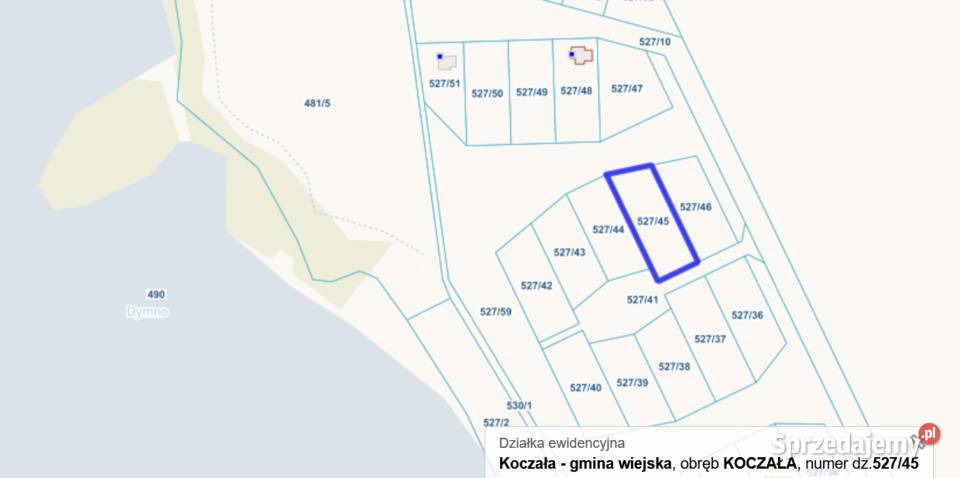 Działka Jeziorze Dymno 2289m2 Sprzedaż sprzedam
