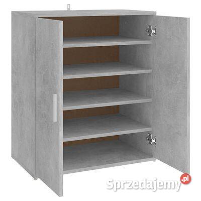 vidaXL Szafka na buty szarość betonu 60x35x70 mazowieckie Warszawa