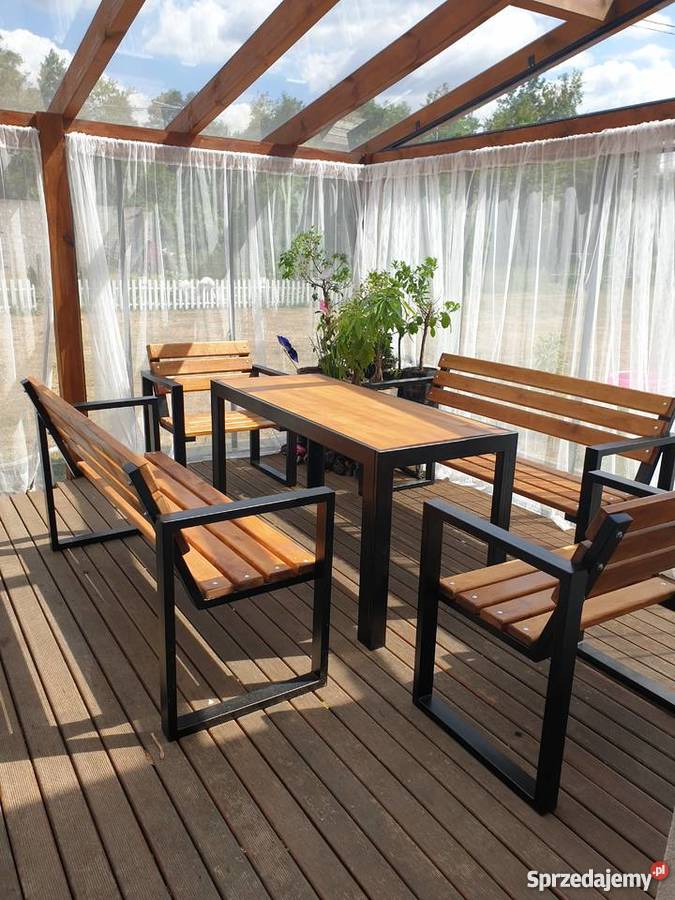 Ławki ogrodowe metal