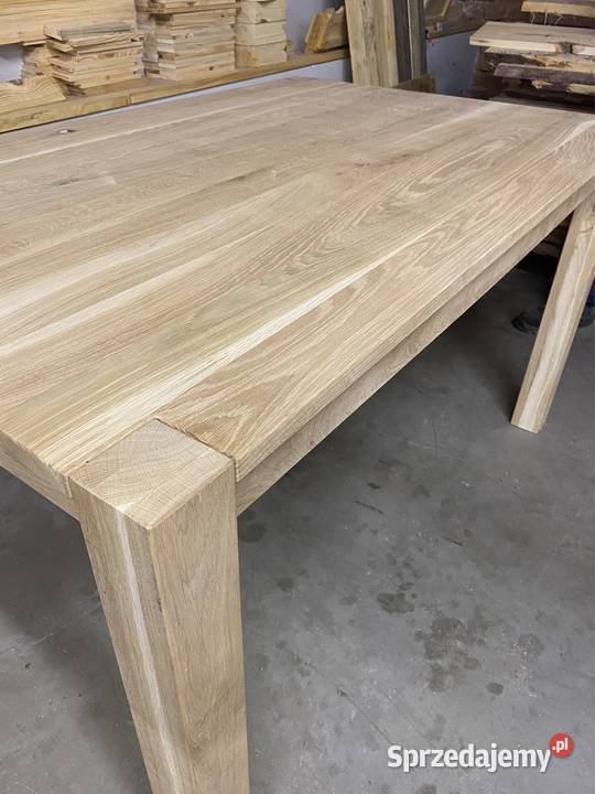 Stół prostokątny dębowy 140x90 Chełmża sprzedam