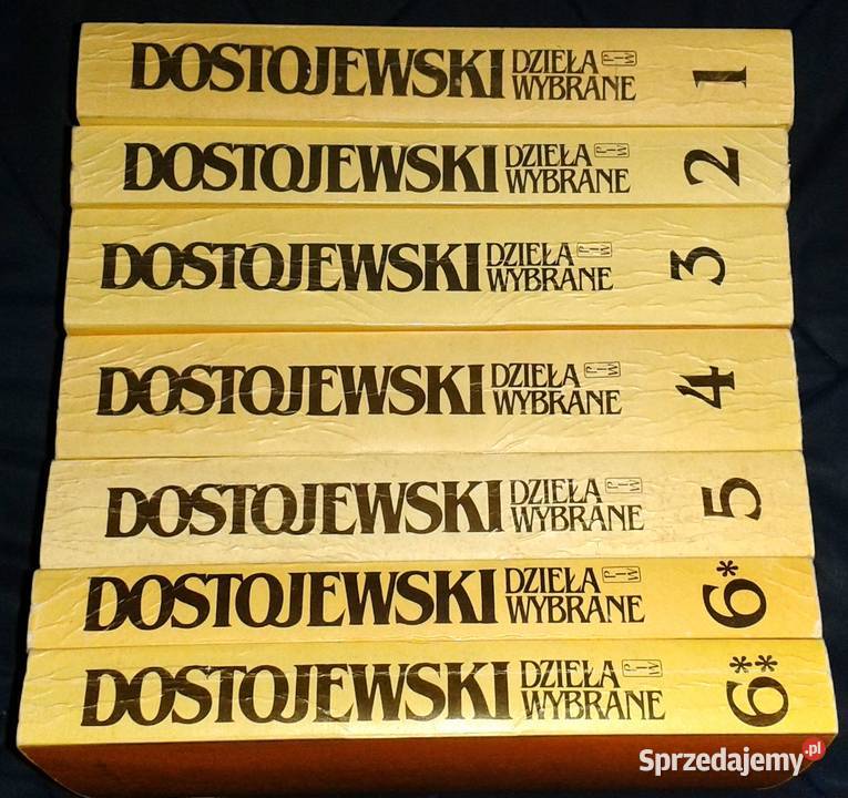 Dzieła wybrane Tomy 123456 Fiodor Dostojewski Książki i Podręczniki Chełm