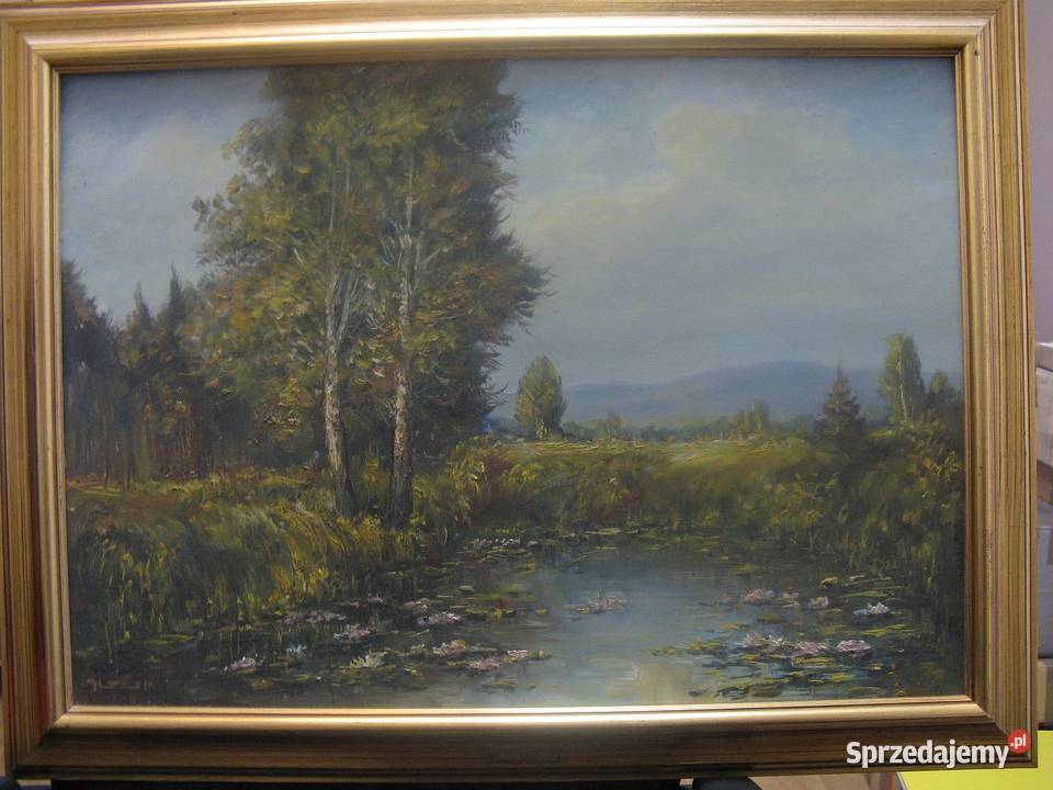 Obraz olejny 70 x 50 małopolskie Kraków