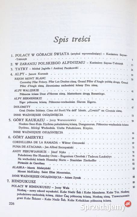 G SaysseTobiczyk W górach wysokich Kompendium mazowieckie Warszawa