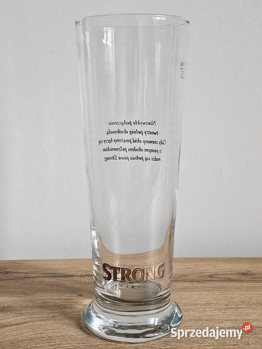 Szklanka pokal kufel piwo Strong 05l Krosno