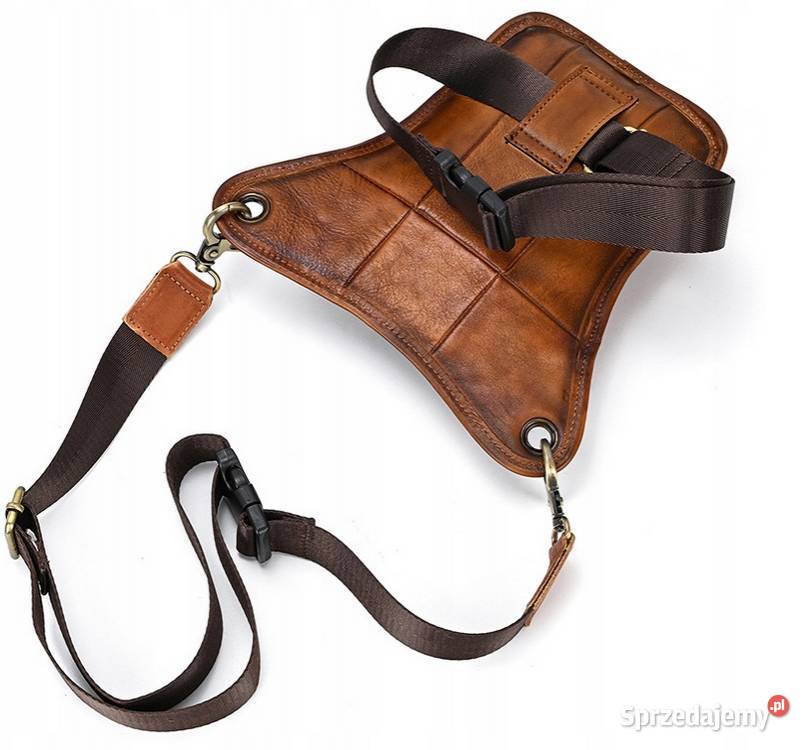 TORBA MOTOCYKLOWA SKÓRA SASZETKA NA UDO NOGĘ PAS Sosnowiec