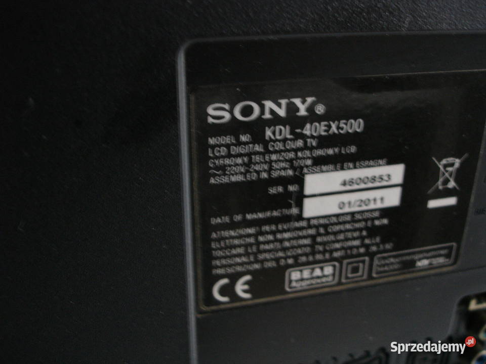 Telewizor SONY KDL40EX500 Zielona Góra