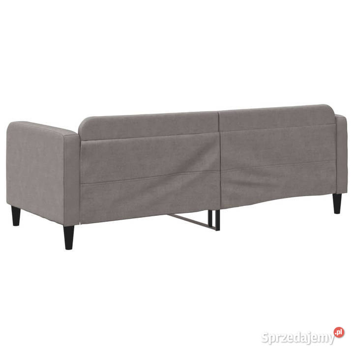 Sofa z funkcją spania kolor taupe obite tkaniną mazowieckie Warszawa