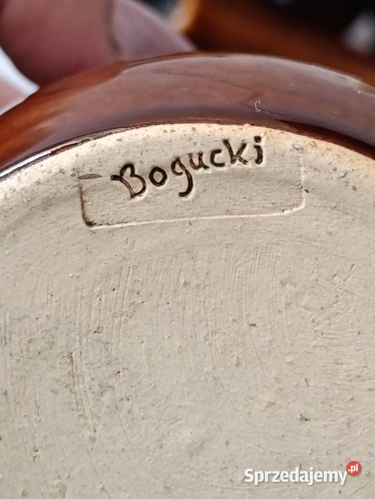 Piękny zestaw stołowy z Kamionki Bogucki brązowy śląskie Chorzów