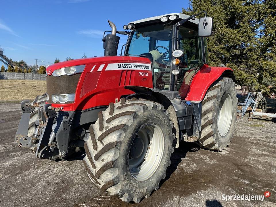 Ciągnik Massey Ferguson 7618 Dyna6 2014r Massey Ferguson Biała sprzedam