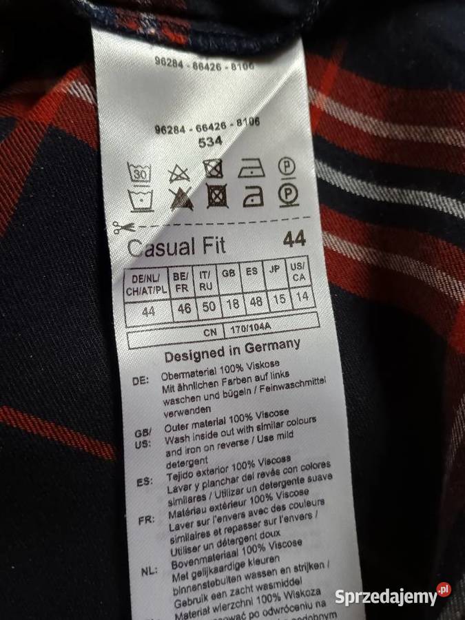 Bawełniana bluzeczka w kratkę Bytom Odrzański