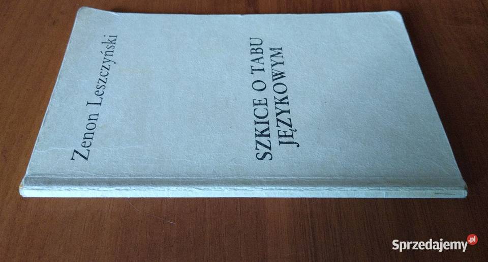 Szkice o tabu językowym Zenon Leszczyński miękka Gdańsk