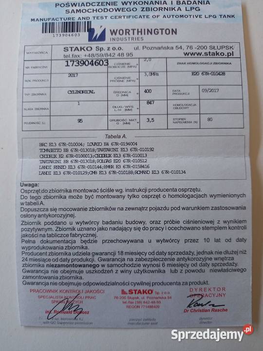 BUTLA LPG Tarnowskie Góry