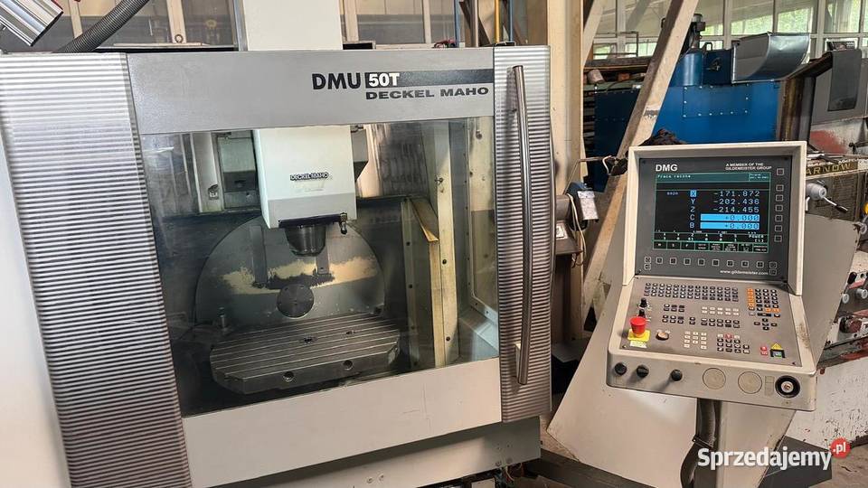 Centrum obróbcze DECKEL MAHO DMU 50T Produkcja Tarnowskie Góry sprzedam