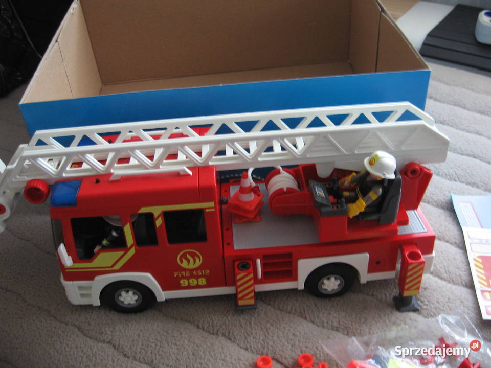 Samochód strażacki z drabiną Playmobil 5362 foto Olsztyn