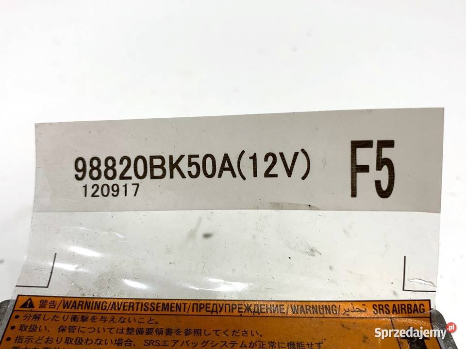 SENSOR AIRBAG NISSAN QASHQAI J10 0614 CZUJNIK osobowe podkarpackie