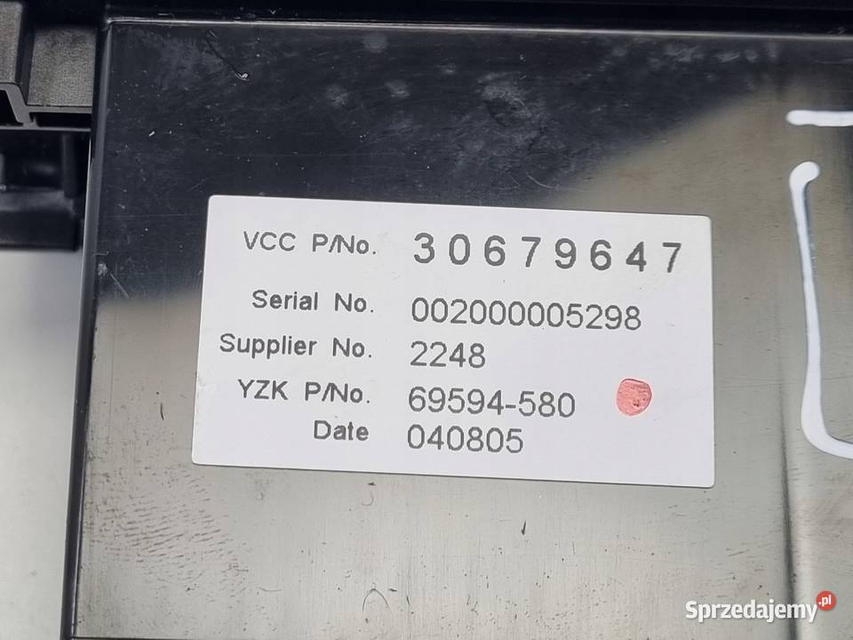 Volvo S40 II V50 C30 EKRAN RADIA Wyświetlacz Janów