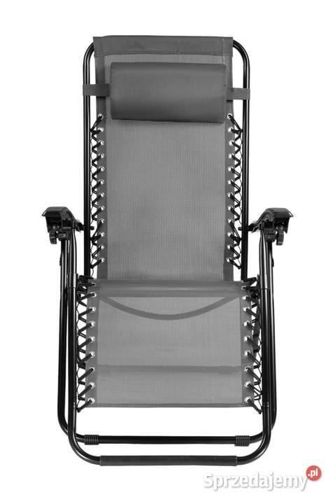 Leżak ogrodowy plażowy fotel składany z Poznań