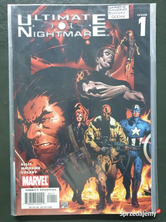 Ultimate Nightmare zestaw 5 komiksów Marvel USA Superbohaterowie Gdynia