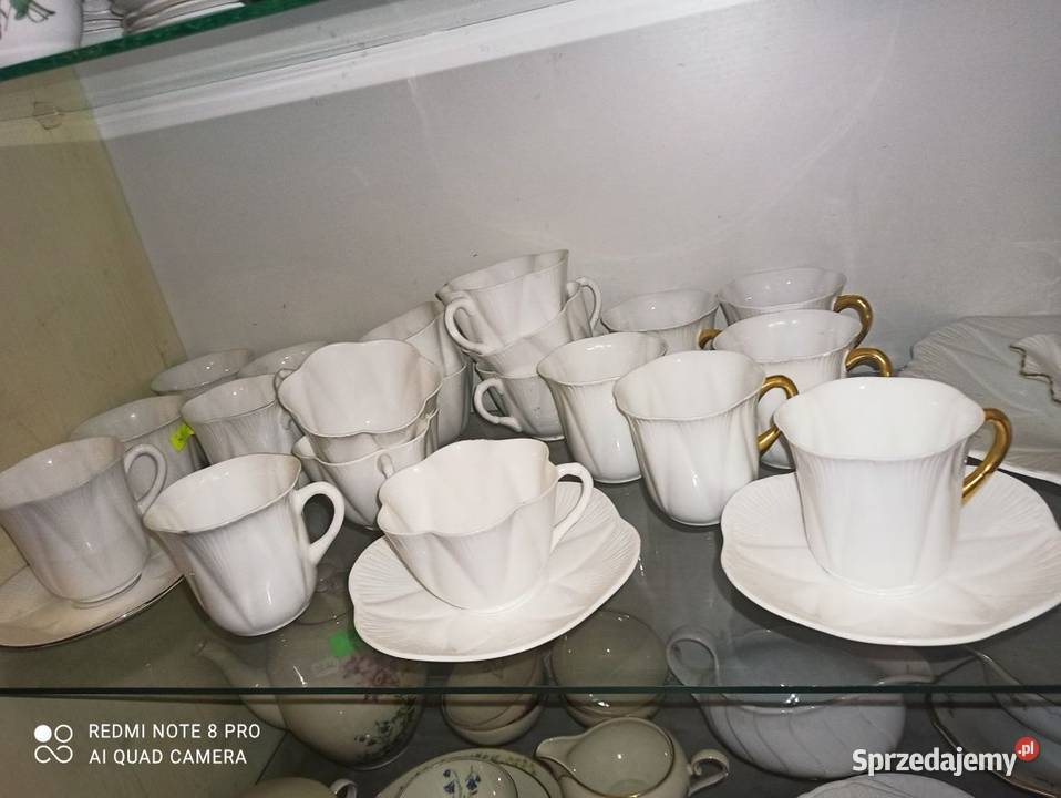 Kubek Shelley England Ze złotym uszkiem na pomorskie Gdańsk