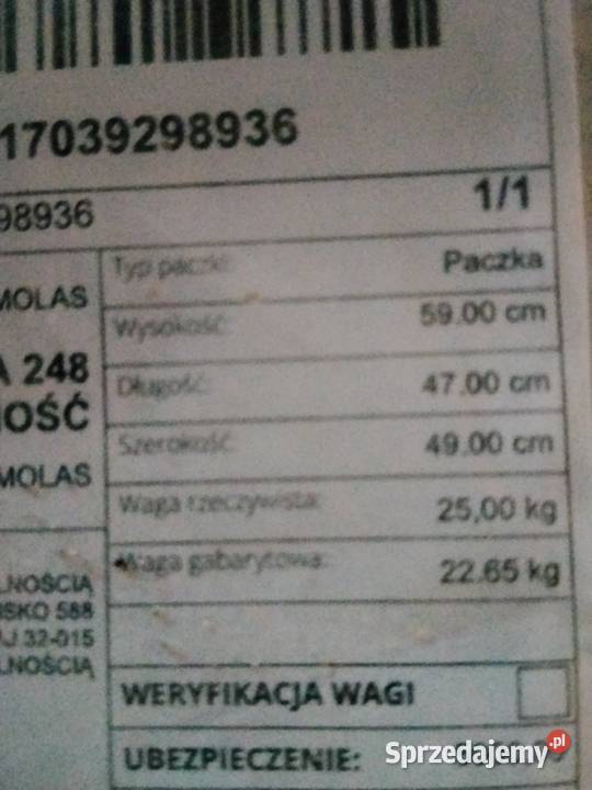 Nowy Elektryczny ogrzewacz wody firmy FOX 50 Bojlery