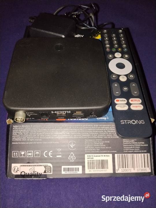 Box Tuner Android TV DVBT 2 2w1 kujawsko-pomorskie Szczepanki