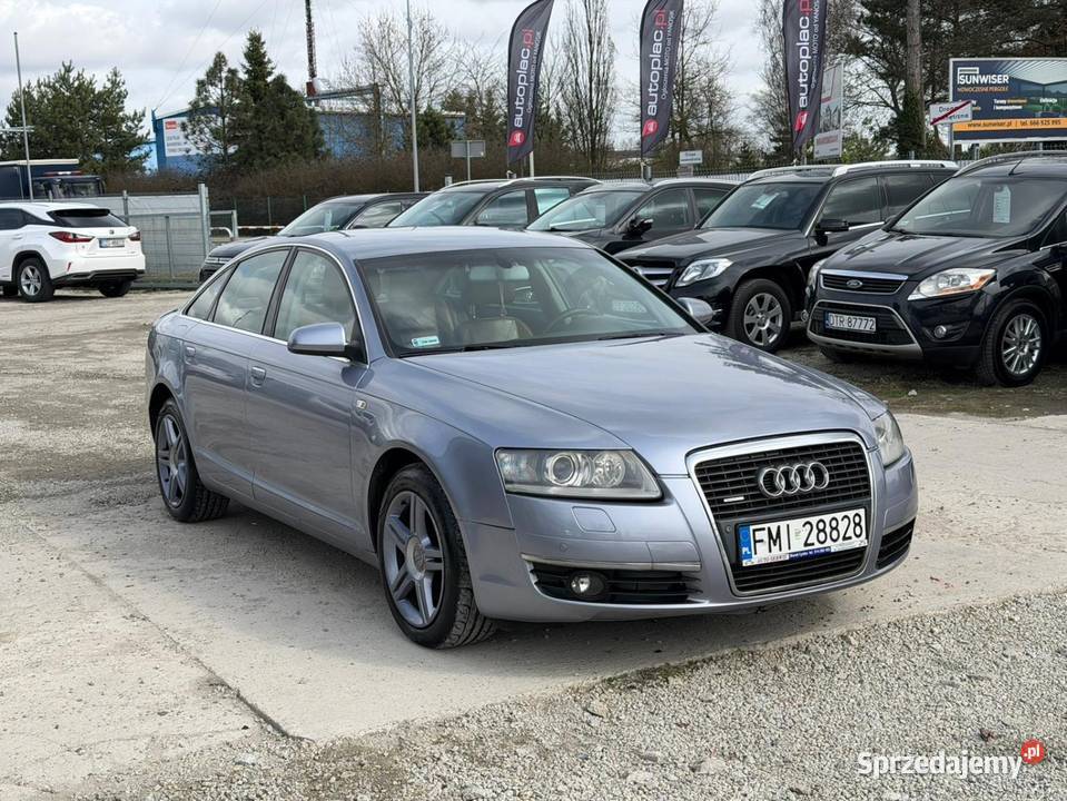Audi A6 C6 30 Diesel Skóra Quattro Automat Navi dolnośląskie Wrocław