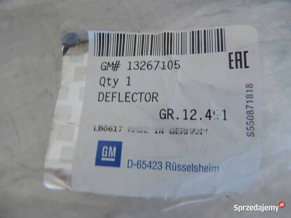 Podszybie Opel Astra IV J 13267105 EUROPA NOWE Podszybia kujawsko-pomorskie sprzedam