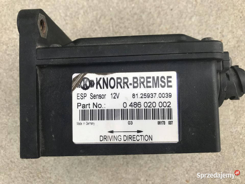 Sterownik ESP Man 81259370039 0486020002 Sensor Układ elektryczny Maszewo