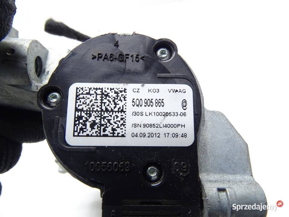 STACYJKA GROT KLUCZYKA 1K0905851B VW TIGUAN I 5N Stacyjki i kluczyki sprzedam