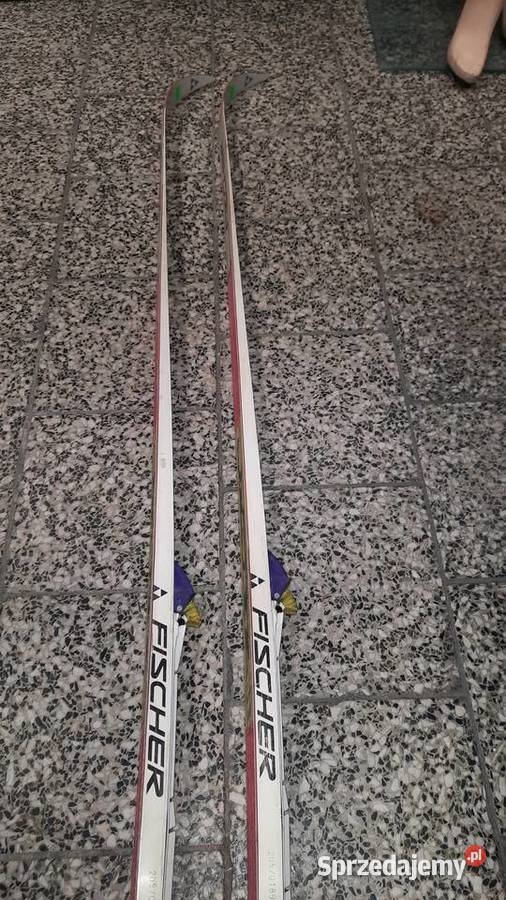 Narty biegowe FISCHER 205 wiązania SNS łuska Dębica