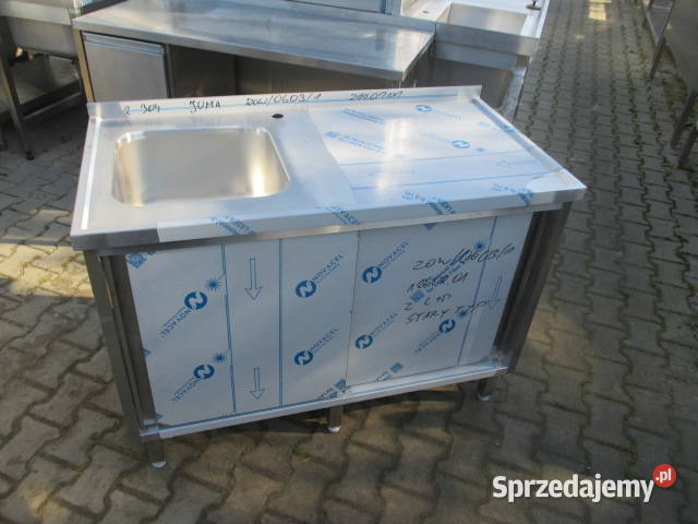 Zlew Gastronomiczny 1 Komorowy Drzwi Suwane Ostrów Wielkopolski sprzedam