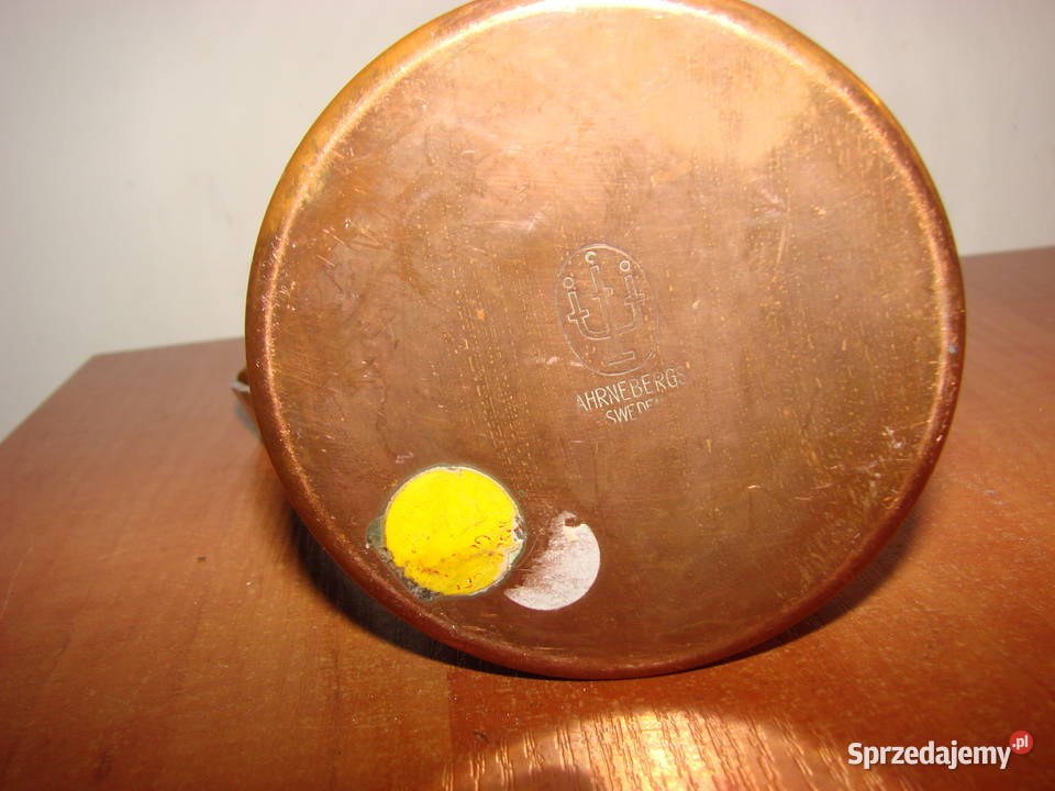 Ahrnebergs Sweden miedziany kubek Pozostałe Pruszcz Gdański