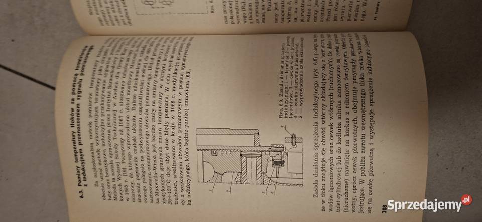 Pomiary temperatury w silnikach 1 wydanie niski Łęczyca sprzedam