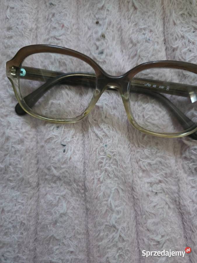 Vintage oprawki okularowe PRL Retro Cieniowane Prudnik