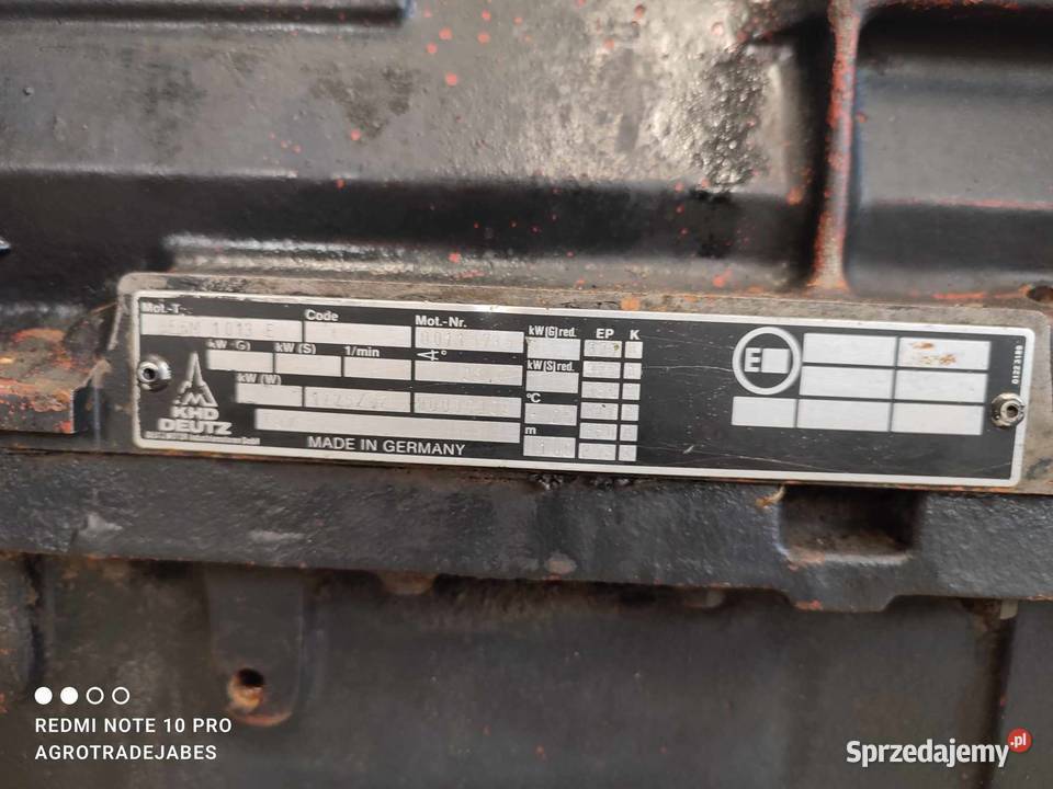Silnik Deutz Fahr 615 Agrotron BF6M1013E Pozostałe Wilkowo sprzedam