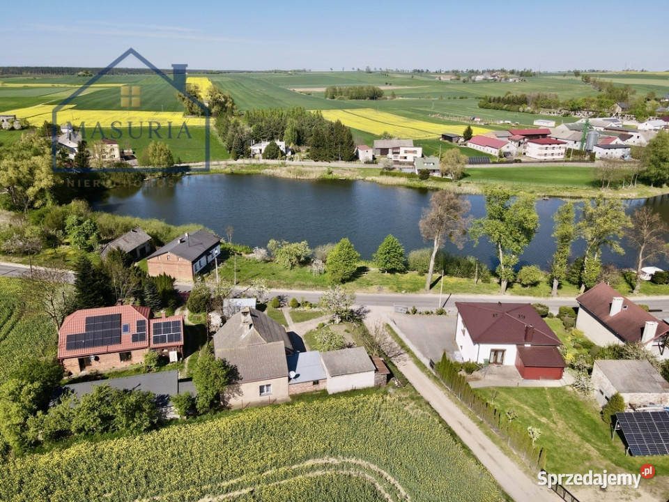 Dom z widokiem na jezioro i staw Skarlin