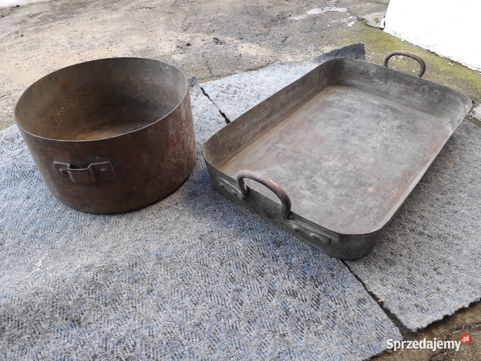 Brytfanna miedziana garnek miedziany miedź retro Częstochowa sprzedam