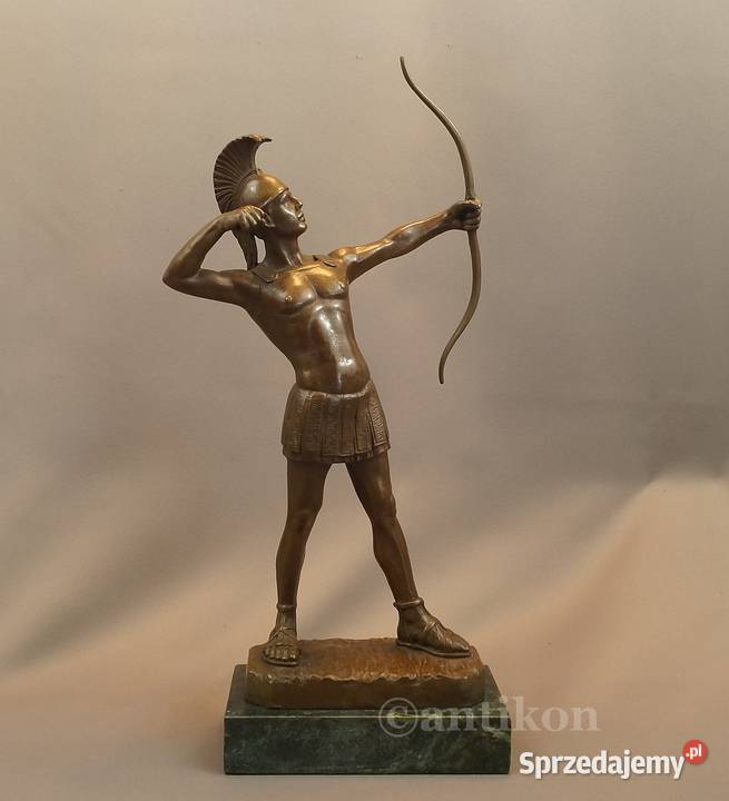 Rzeźba Łucznik z brązu Gdańsk sprzedam