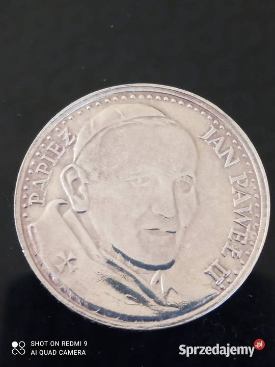 Pamiątkowy medal Jan Paweł II Łódź