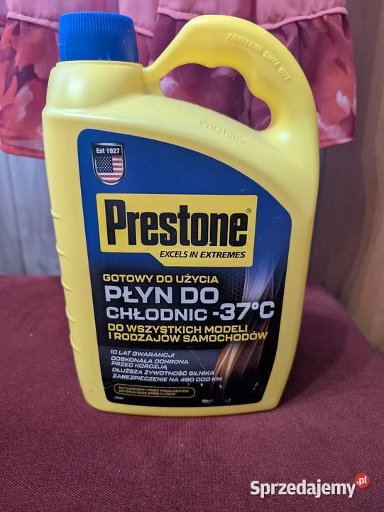 Prestone płyn do chłodnic 37 stopni 4L Krasnystaw sprzedam