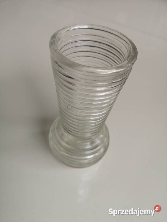 Wazon Huta szkła Prądniczanka PRL vintage Toruń