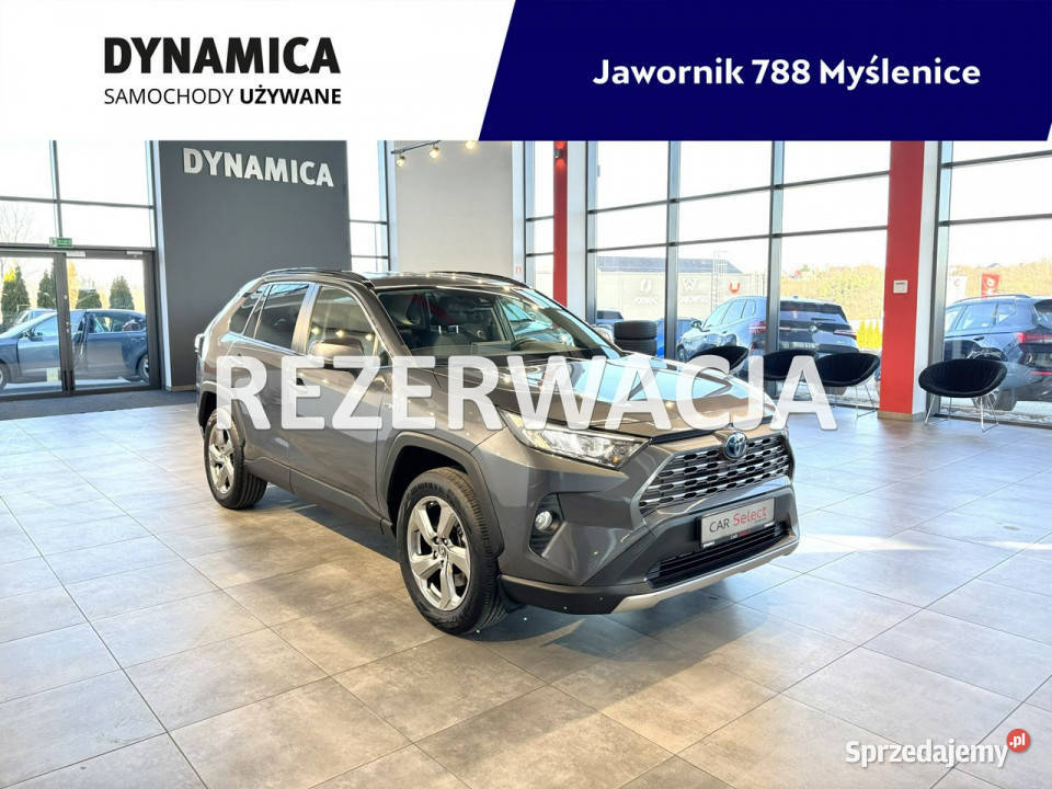 Toyota RAV4 VAT 23 Comfort 25 hybrid 222 automat szary RAV4 Myślenice sprzedam