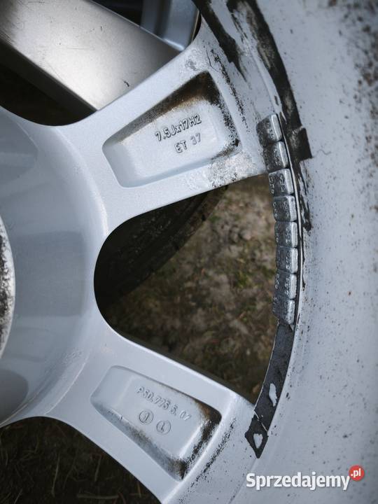 Alufelgi Ronal 17 5x112 na oponach letnich Chełm sprzedam