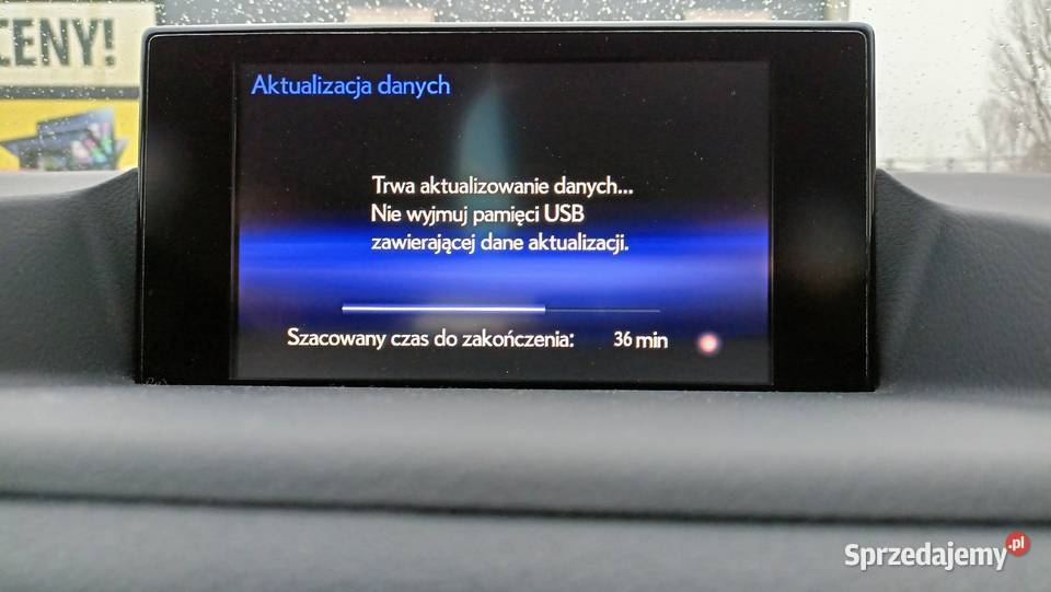 Mapa Europy LEXUS NX300h ES GS300 IS300h LX570 Łódź