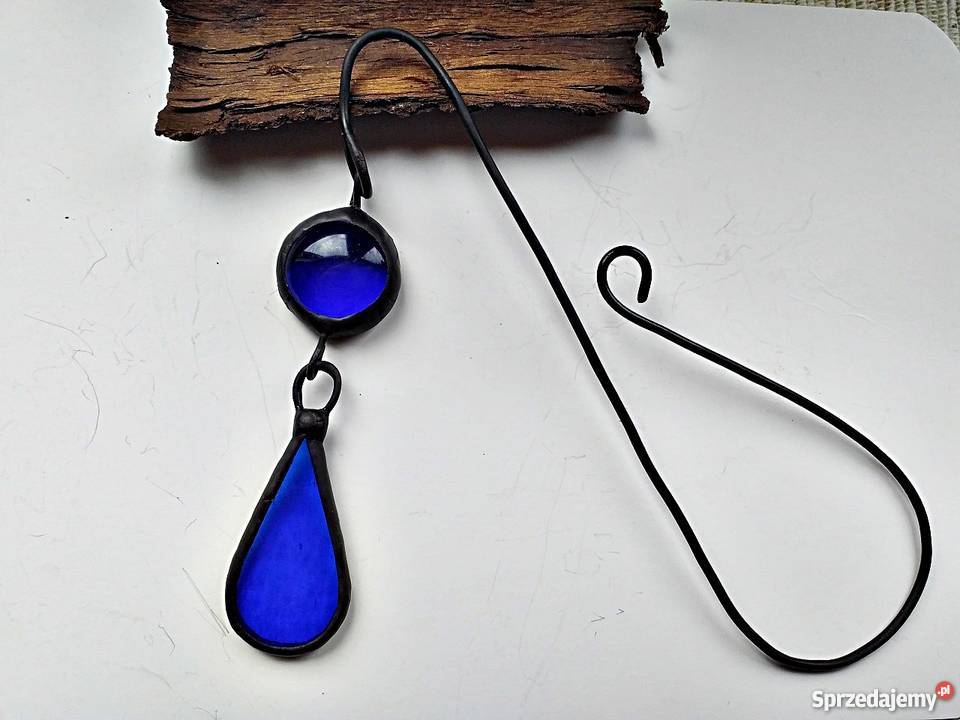 Zakładka do książki Kropla w granacie Rękodzieło