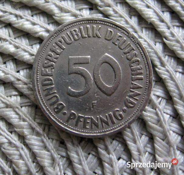Niemcy 50 Pfenig 1970r F wielkopolskie Kalisz