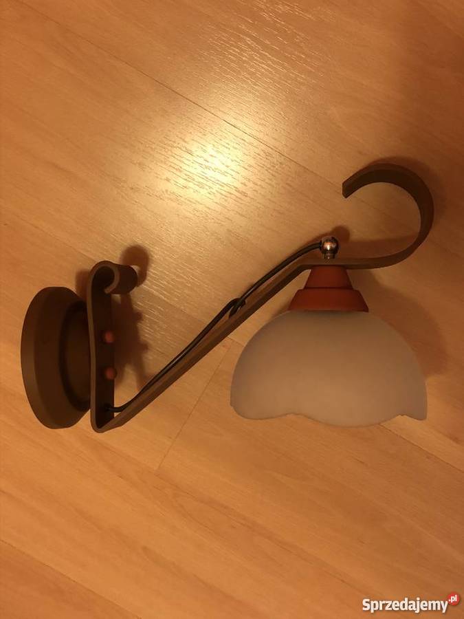 Kinkiet z kloszem metalowy Kwidzyn