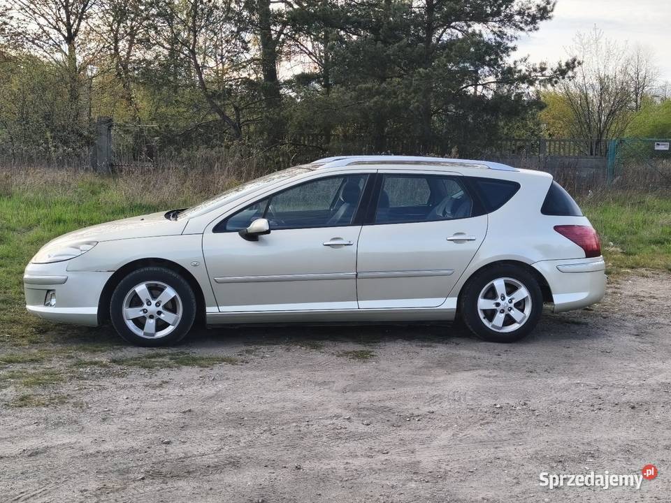 Peugeot 407 20 benzyna 2007 sprawna klimatyzacja Kombi Łuków sprzedam
