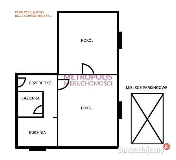 sprzedaży mieszkania Rybnik 52m2 2 pokoje śląskie